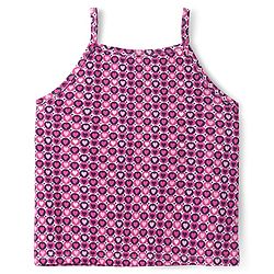 Pine Kids Cotton Knit Singlet Slips with Stripes & Heart Print Pack of 3 - Color May Vary