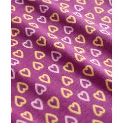 Pine Kids Cotton Knit Singlet Slips with Stripes & Heart Print Pack of 3 - Color May Vary
