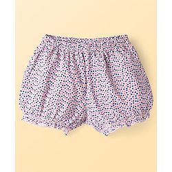 Pine Kids Cotton Knit Bloomers With Stripes & Star Print Pack 3 - Color May Vary
