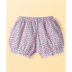 Pine Kids Cotton Knit Bloomers With Stripes & Star Print Pack 3 - Color May Vary