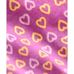 Pine Kids Cotton Elastane Knit Panties with Hearts Print & Stripes Pack of 3 (Color May Vary)