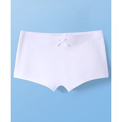 Pine Kids Cotton Elastane Knit Solid Colors Panties Pack of 3 (Color May Vary)