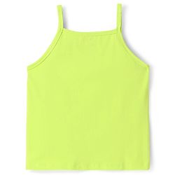 Pine Kids Cotton Elastane Knit Singlet Sleeves So;id Color Slips Pack of 3 (Color May Vary)