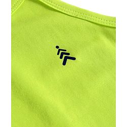 Pine Kids Cotton Elastane Knit Singlet Sleeves So;id Color Slips Pack of 3 (Color May Vary)