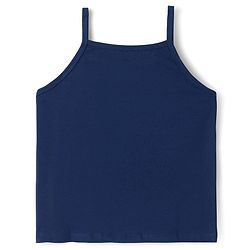 Pine Kids Cotton Elastane Knit Singlet Sleeves So;id Color Slips Pack of 3 (Color May Vary)