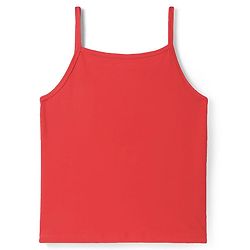 Pine Kids Cotton Elastane Knit Singlet Sleeves Solid Colors Slips Pack of 3 (Color May Vary)