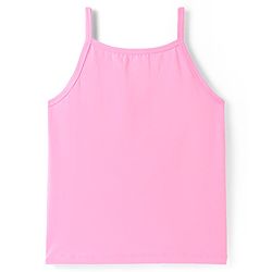Pine Kids Cotton Elastane Knit Singlet Sleeves Solid Colors Slips Pack of 3 (Color May Vary)