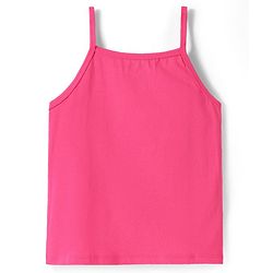 Pine Kids Cotton Elastane Knit Singlet Sleeves Solid Color Slips Pack of 3 (Color May Vary)