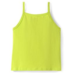 Pine Kids Cotton Elastane Knit Singlet Sleeves Solid Color Slips Pack of 3 (Color May Vary)