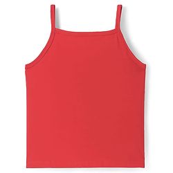 Pine Kids Cotton Elastane Knit Singlet Sleeves Slips with Floral Print & Stripes Pack of 3 (Color May Vary)