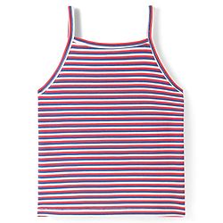 Pine Kids Cotton Elastane Knit Singlet Sleeves Slips with Floral Print & Stripes Pack of 3 (Color May Vary)