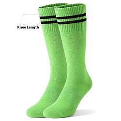 Pine Active Knit Knee Length Football Socks - Green