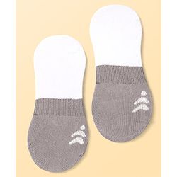 Pine Active Cotton Knit No Show Slip In Socks - Black Grey & Blue