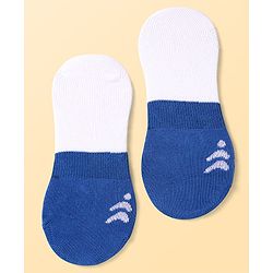 Pine Active Cotton Knit No Show Slip In Socks - Black Grey & Blue