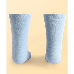 Pine Kids Marvel Knit Antibacterial Socks With Stripes & Avengers Graphics Pack Of 3 - Orange Light Blue & Grey