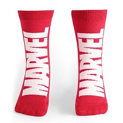 Pine Kids Marvel Knit Antibacterial Socks With Avenger Graphics Pack Of 3 - Red Blue & Green