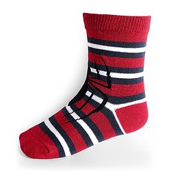 Pine Kids Knit Antibacterial Socks With Spider Man Graphics Pack Of 3 - Red Blue & Green