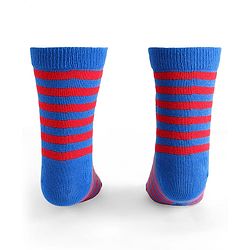 Pine Kids Knit Antibacterial Socks With Spider Man Graphics Pack Of 3 - Red Yellow & Blue