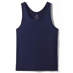 Pine Active Knit Half Sleeves Printed Crop Top With Inner Vest - Navy Blue