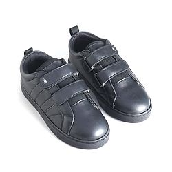 Pine Kids School Shoes With Velcro Closure - Black