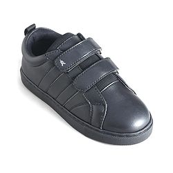 Pine Kids School Shoes With Velcro Closure - Black
