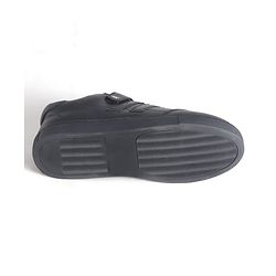 Pine Kids School Shoes with Velcro Closure - Black