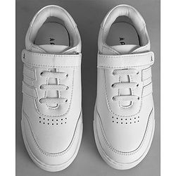 Pine Kids School Shoes with Velcro Closure - Black
