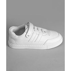 Pine Kids School Shoes with Velcro Closure - Black