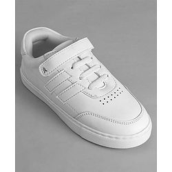 Pine Kids School Shoes with Velcro Closure - Black