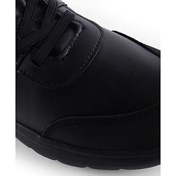 Pine Kids School Shoes with Velcro Closure - Black