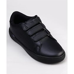 Pine Kids Velcro Closure Solid Color School School Shoes - White