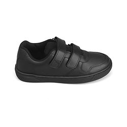 Pine Kids Velcro Closure School Shoes - Black