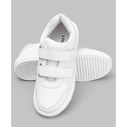 Pine Kids Velcro Closure School Shoes - Black