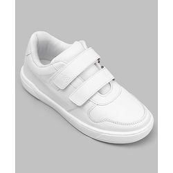 Pine Kids Velcro Closure School Shoes - Black