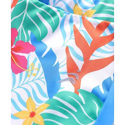Pine Active Full Length Super Stretch Leggings Tropical Print - Blue