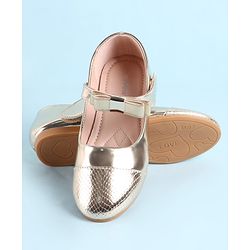 Pine Kids Ballerina with Velcro Closure - Golden