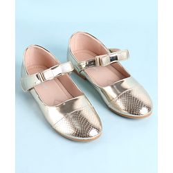 Pine Kids Ballerina with Velcro Closure - Golden