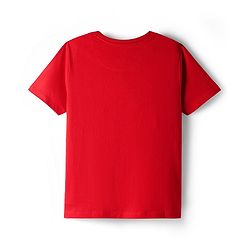 Pine Kids Marvel Single Jersey Knit Half Sleeves T-Shirt with Spider-Man Graphics - Red