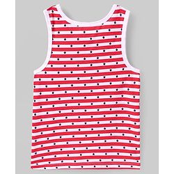 Pine Kids Cotton Lycra Knit Sleeveless Vest with Star Print Pack of 3 - (Colour May Vary)