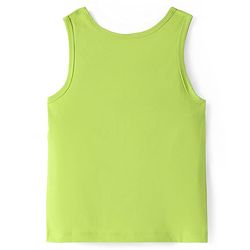 Pine Kids Cotton Lycra Knit Sleeveless Vests with Stripes & Logo Print Pack of 3 (Colour May Vary)