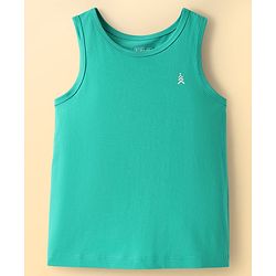 Pine Kids Cotton Lycra Knit Sleeveless Vests With Stripes & Tree Print Pack Of 3 (Colour May Vary)