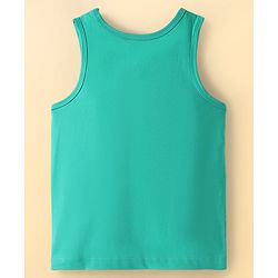 Pine Kids Cotton Lycra Knit Sleeveless Vests With Stripes & Tree Print Pack Of 3 (Colour May Vary)