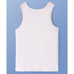 Pine Kids Cotton Lycra Knit Sleeveless Solid Sando Vests Pack of 3 (Color May Vary)