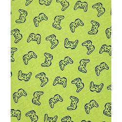 Pine Kids Cotton Lycra Knit Sleeveless Vests with Stripes & Gaming Controller Print Pack of 3 (Colour May Vary)