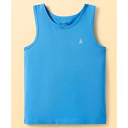 Pine Kids Cotton Lycra Knit Sleeveless  Vests With Aeroplane Print Pack of 3 (Color May Vary)