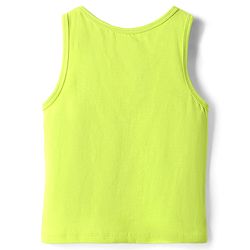 Pine Kids Cotton Lycra Knit Sleeveless Solid Colour Vests Pack Of 3 (Colour May Vary)
