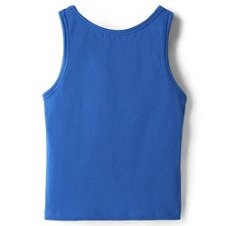 Pine Kids Cotton Lycra Knit Sleeveless Solid Colour Vests Pack Of 3 (Colour May Vary)