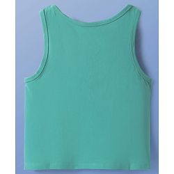 Pine Kids Cotton Lycra Knit sleeveless Solid Colour Vests Pack Of 3 (Colour May Vary)