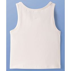 Pine Kids Cotton Lycra Knit sleeveless Solid Colour Vests Pack Of 3 (Colour May Vary)