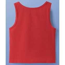 Pine Kids Cotton Lycra Knit sleeveless Solid Colour Vests Pack Of 3 (Colour May Vary)